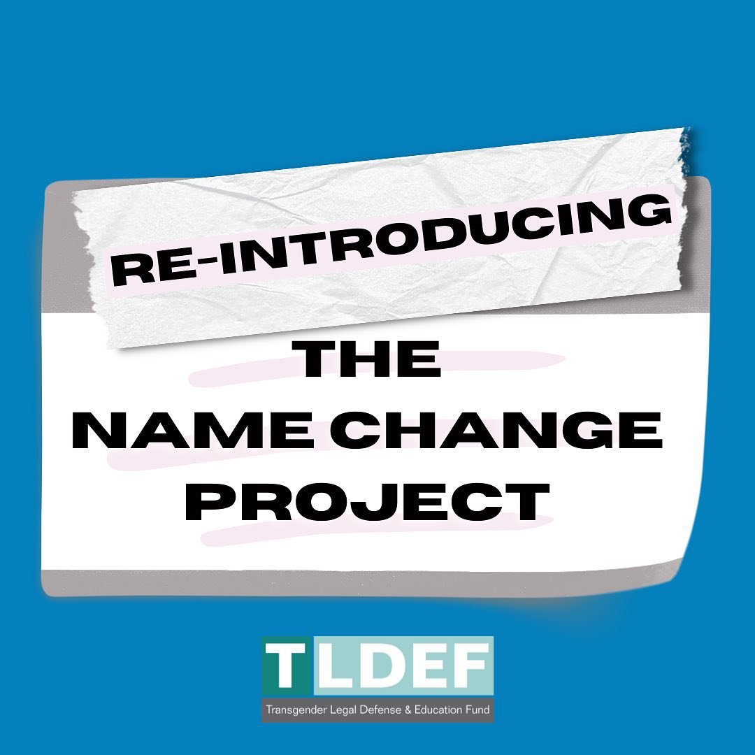 Re-introducing The Name Change Project