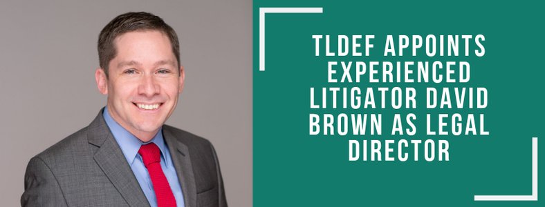 TLDEF Appoints Experienced Litigator David Brown as Legal Director